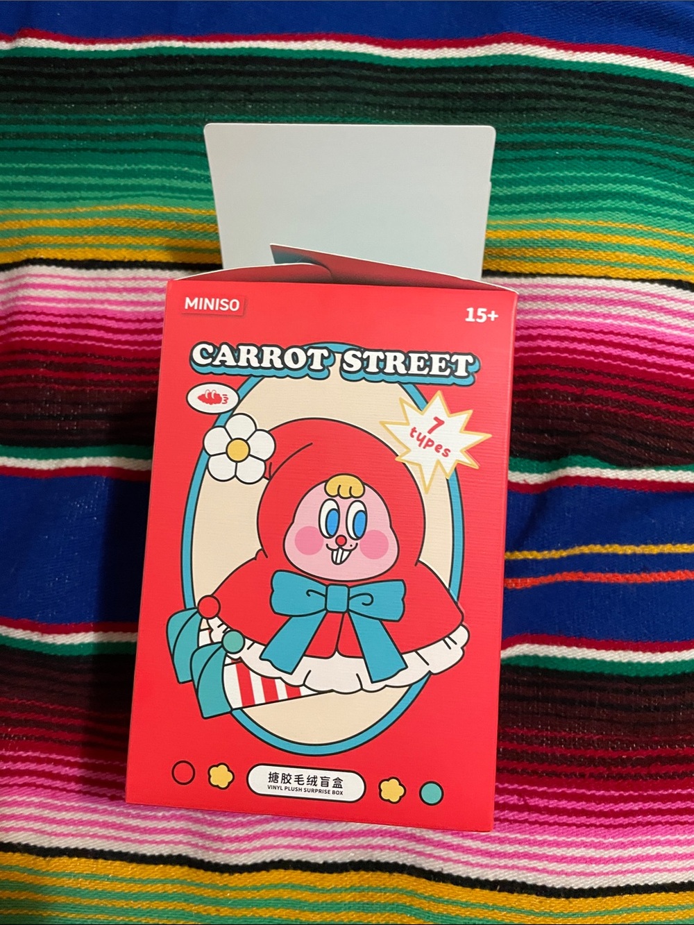 MINISO Carrot Street Cute Character Blind Box. The Red Goblin.